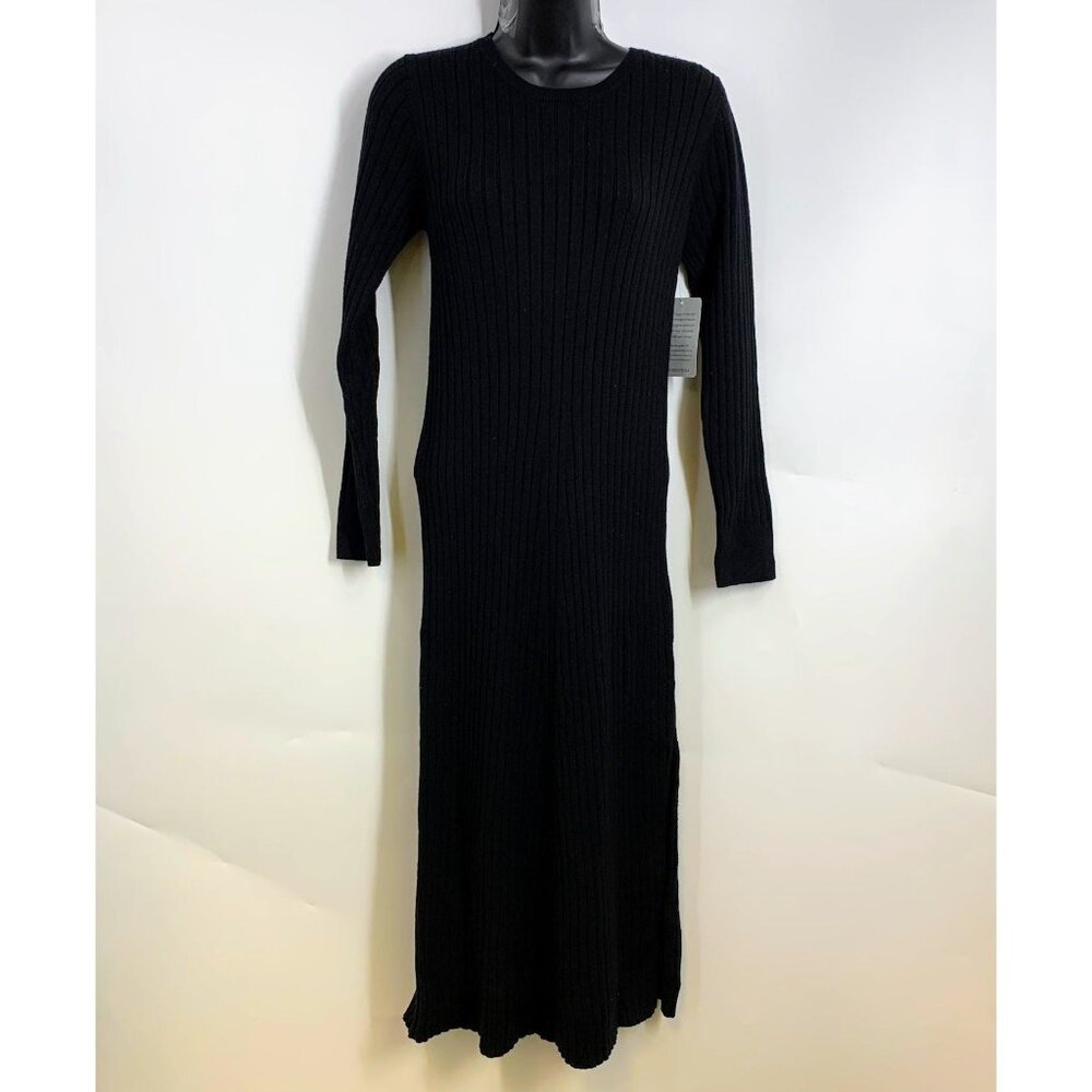 Wayf Emily x Dede Women's Ribbed Knit Sweater Midi‎ Dress Size M NWT